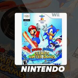 EUC Nintendo Wii Mario & Sonic Winter Games Video Game